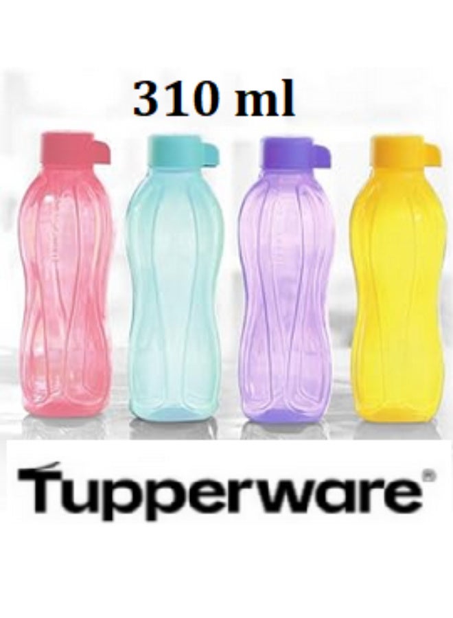 Tupperware Original Aquasafe Water Bottle 310 ML multicolour 4 Pcs. - Image 4